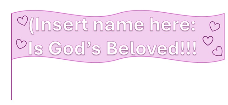 Song of Solomon 2:4 banner over us is love