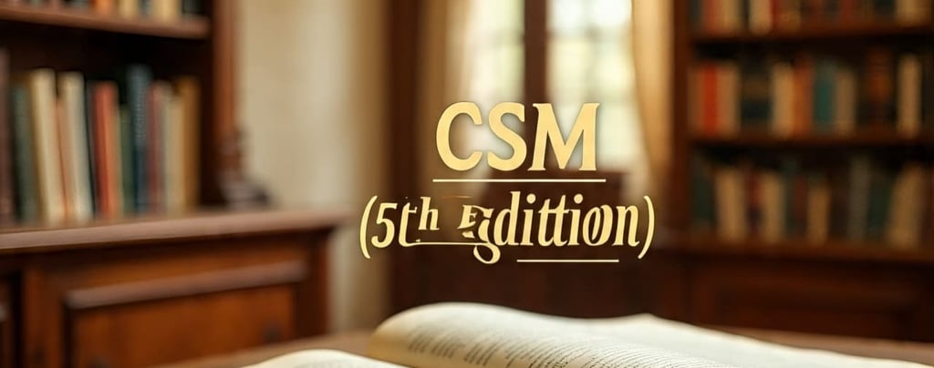csm, safety, csm book