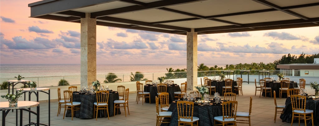 Sky Terrace wedding reception cap cana