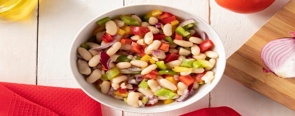 Peanuts Beans Salad in a Bowl