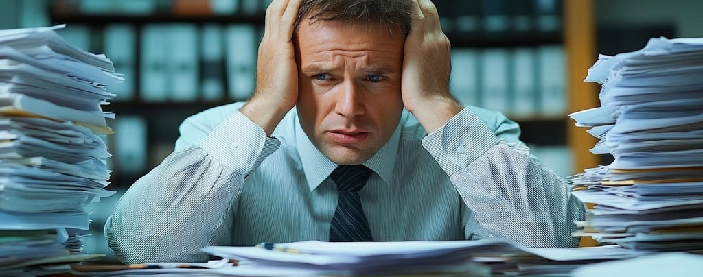 A Man in Stress