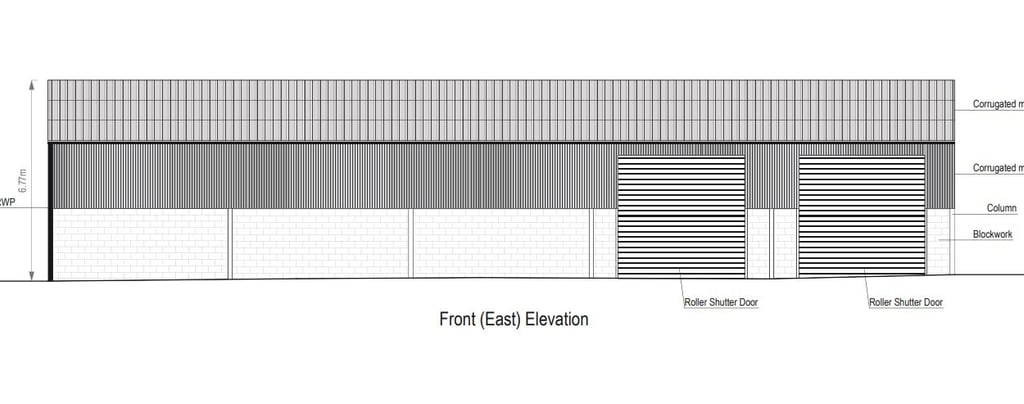 Class R prior approval in Maldon to warehouse