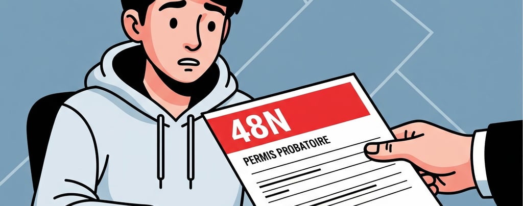 Lettre 48N permis de conduire