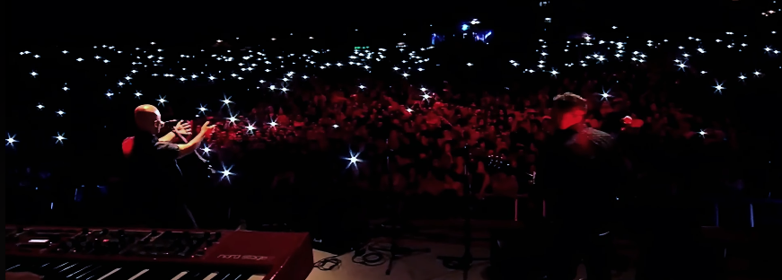 David De Mata on stage for Gustavo Cerati Tribute