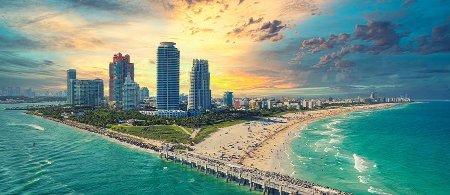 Begin where the skyline fades and the sea opens up.