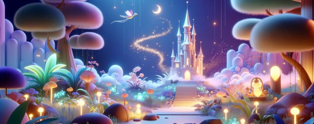 Final render of a CG scene.