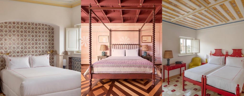 hotel vermelho melides christian louboutin quartos