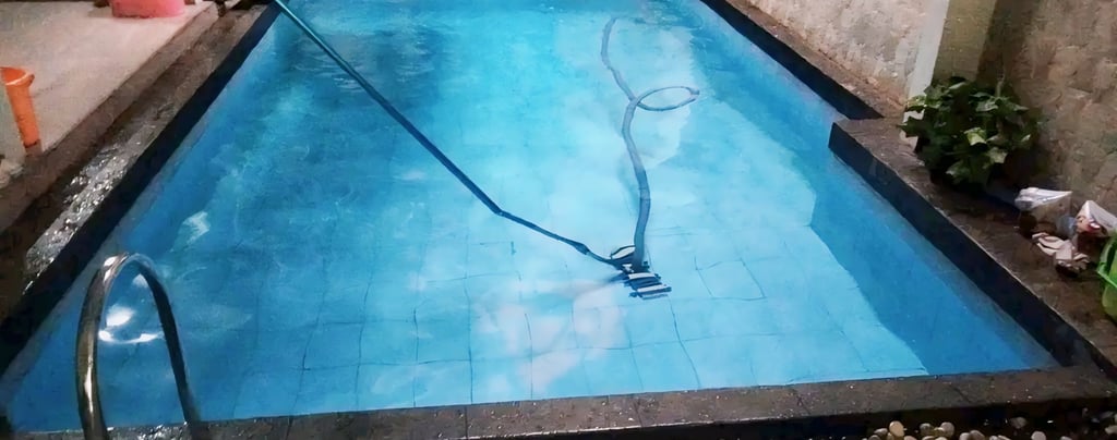 perawatan kolam renang oleh dayanapool karawang