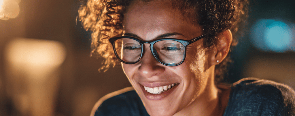 Person with ADHD feeling confident after using executive function strategies.