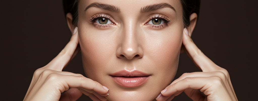 a woman with a very large eyeliners and a very short hair