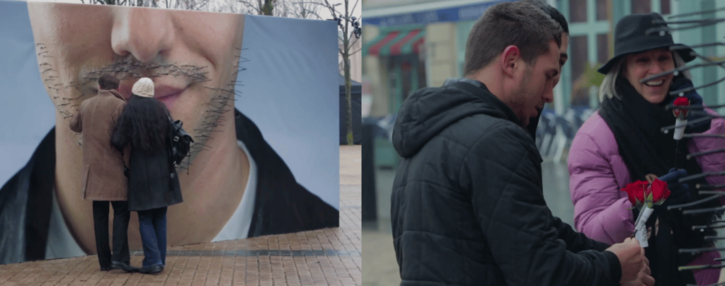 Wilkinson Sword marketing presents an interactive billboard that really attracts attention