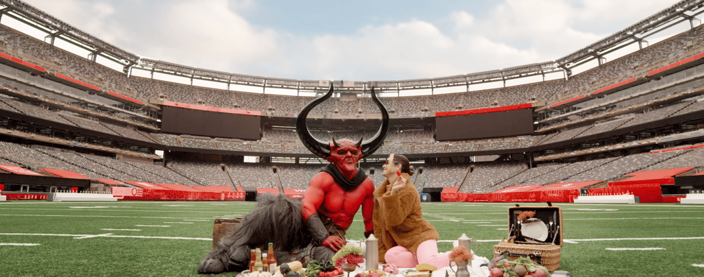 unique marketing with unique romantic dates by doing funny actions