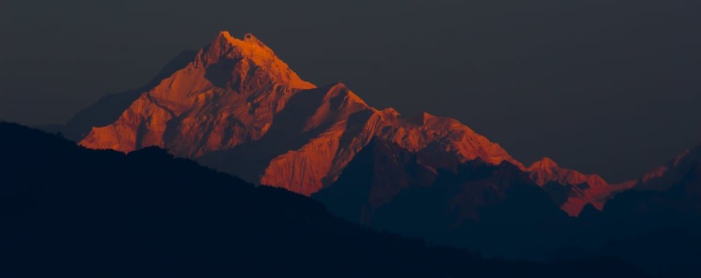 Kanchenjunga as seen from Kagay