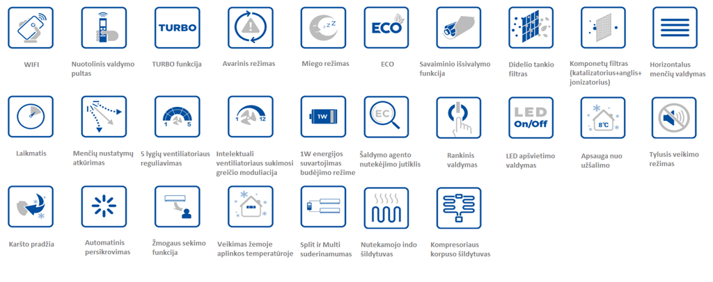 MDV Frost Nordic oro kondicionierius/šilumos siurblys