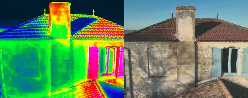 Thermographie mur extérieur