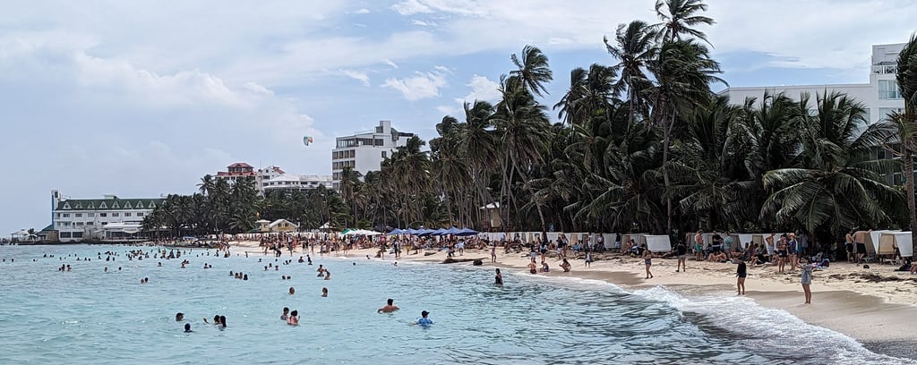 San Andres main town beach