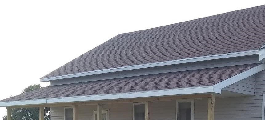 New shingles were added to the roof of this home in Goshen, IN.