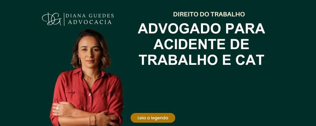 Advogado orientando trabalhador em acidente de trabalho para emissão de CAT e solicitação de indenização.