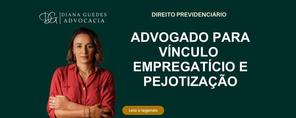 Advogado ao lado e uma Frase Advogado para Vínculo Empregatício e Pejotização – Regularize Seus Direitos