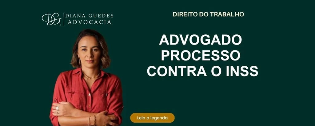 Advogada ao lado em frase Advogado Processo Contra o INSS – Defenda Seus Direitos Previdenciários