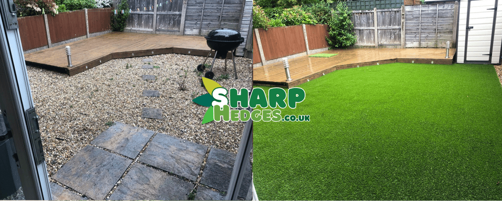 New turf laid with clean edges in Sunderland