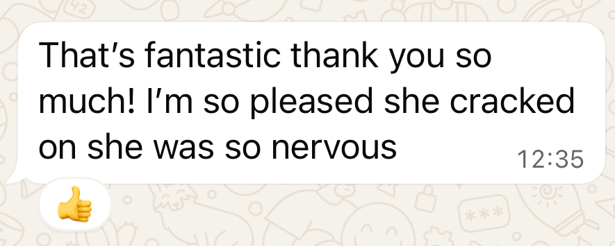 Student feedback fun lessons