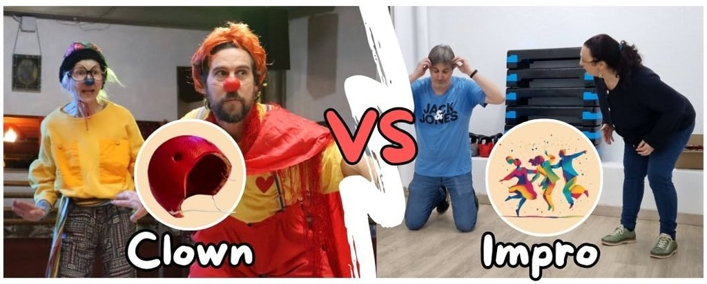 Clown contemporáneo vs Improvisación teatral