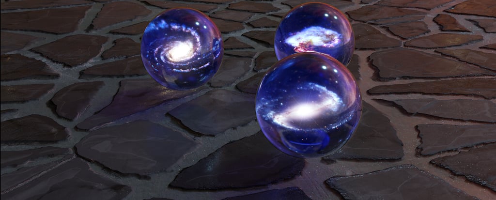 Galaxy in a marble, a mind-bending concept from Men in Black, illustrating cosmic insignificance