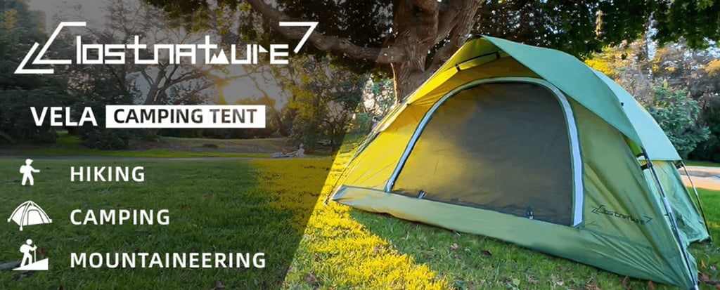 Clostnature 6-Person waterproof family tent pitched, highlighting its rainfly for protection