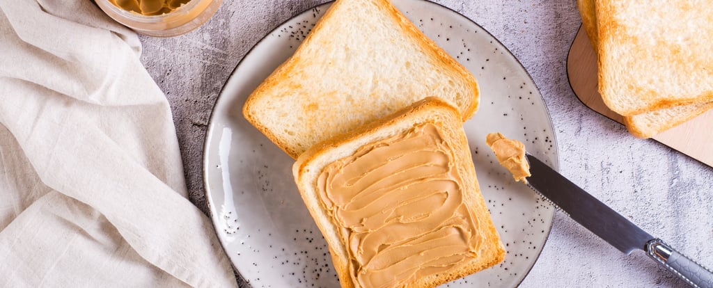 Peanut Butter on Bread Toast