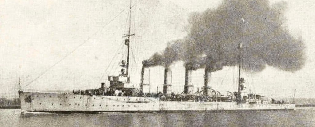 Croiseur allemand "Stralsund"