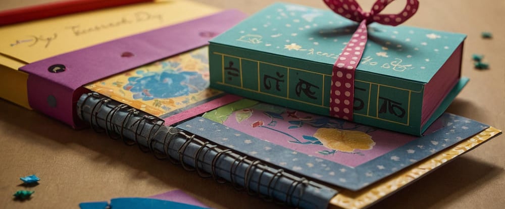 handmade scrapbook for gift