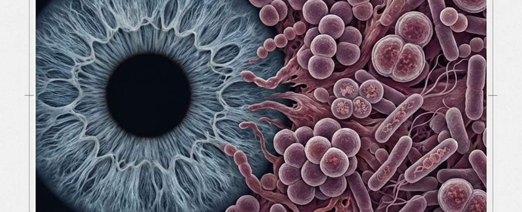  👁️Cascade Effect:Gut to Eye Fasting Influence Vision?🦠