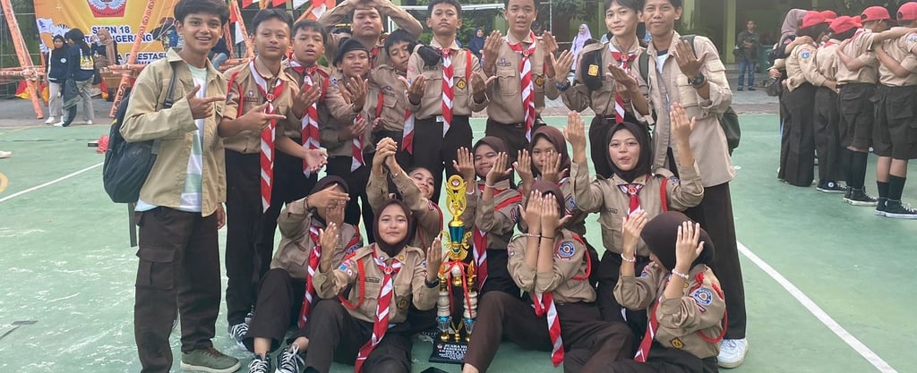 Pramuka smp excellent 1 kota tangerang