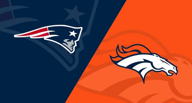 New England Patriots vs Denver Broncos Banner