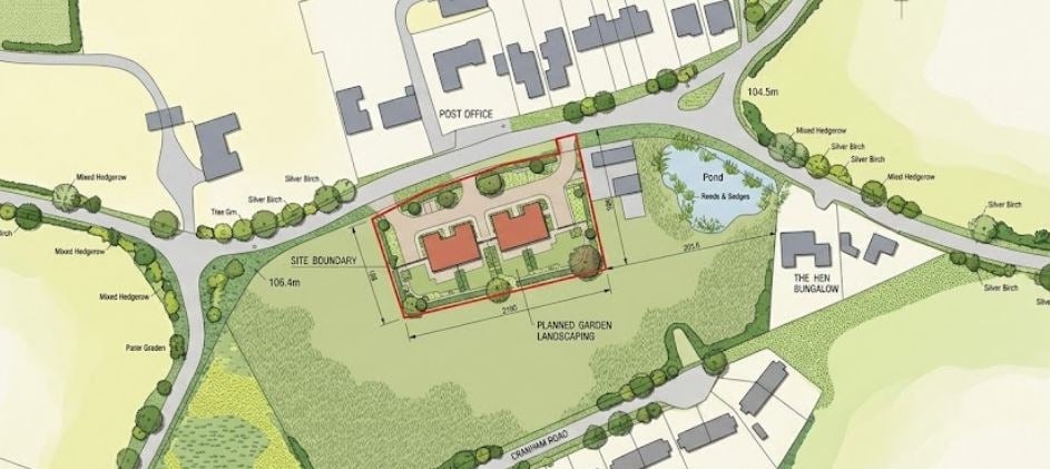 2 houses allowed outside of settlement boundary in uttlesford