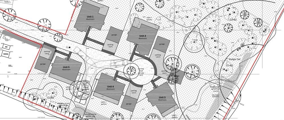 5 dwellings approved planning by ashford