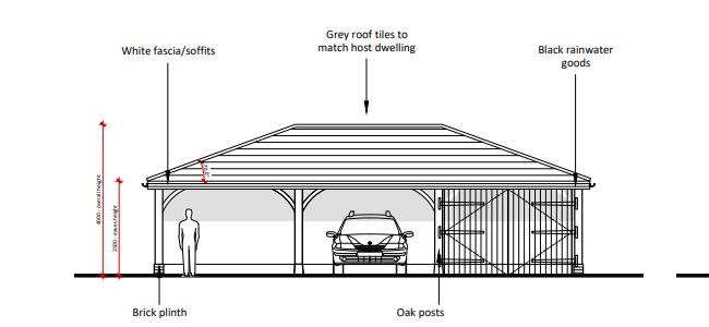 cart lodge in green belt allowed on appeal