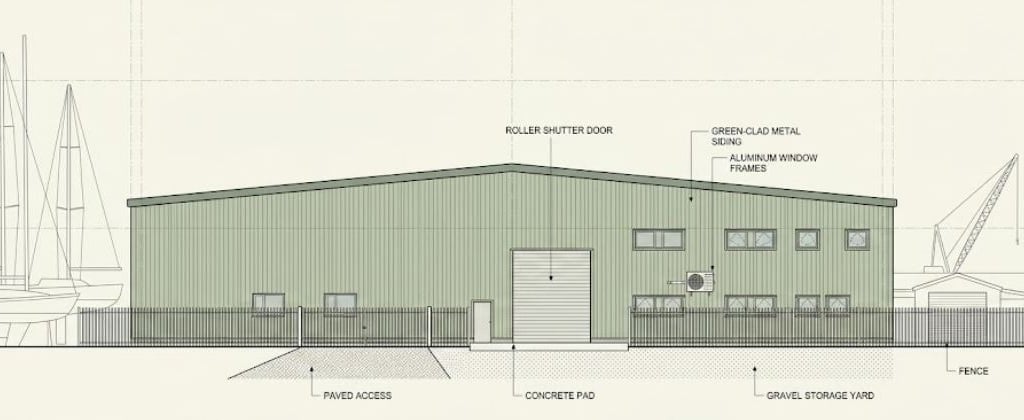 change of use granted planning to b8 warehouse in maldon
