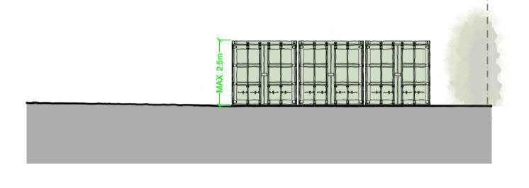 containers allowed on planning appeal in chelmsford