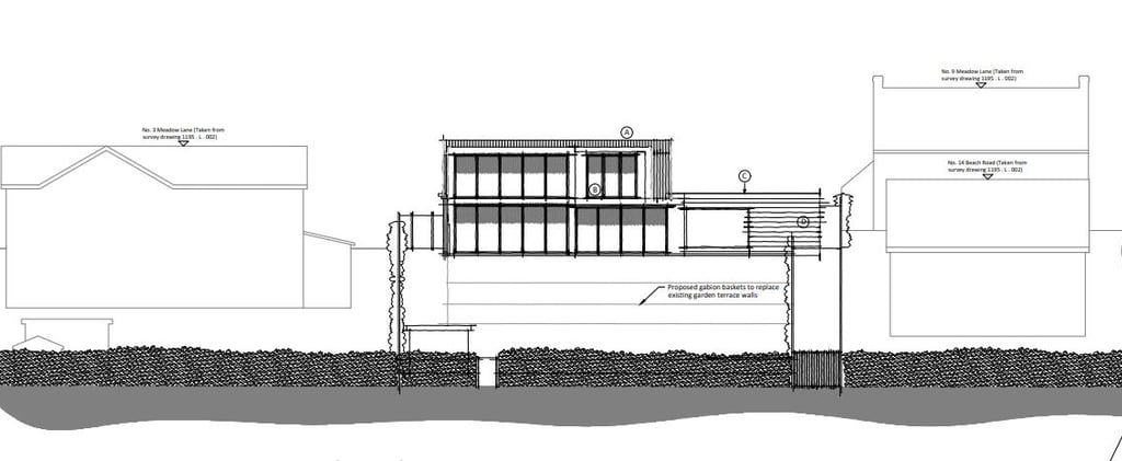 contemporary modifications to seafront property in west mersea