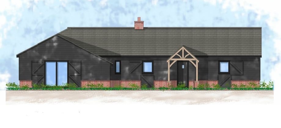 redevelopment green belt for 2 dwellings 