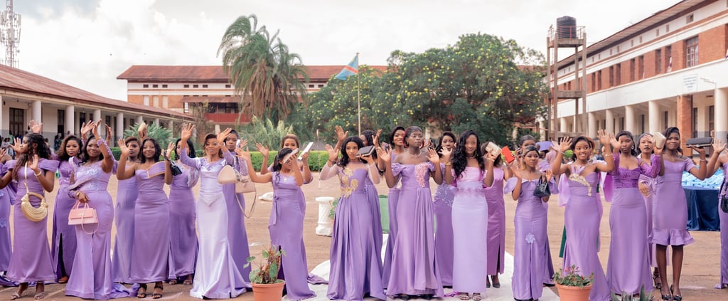 Elèves finalistes de la section scientifique lors de la messe de clôture le 27 Mai 2025, Lycée Wima