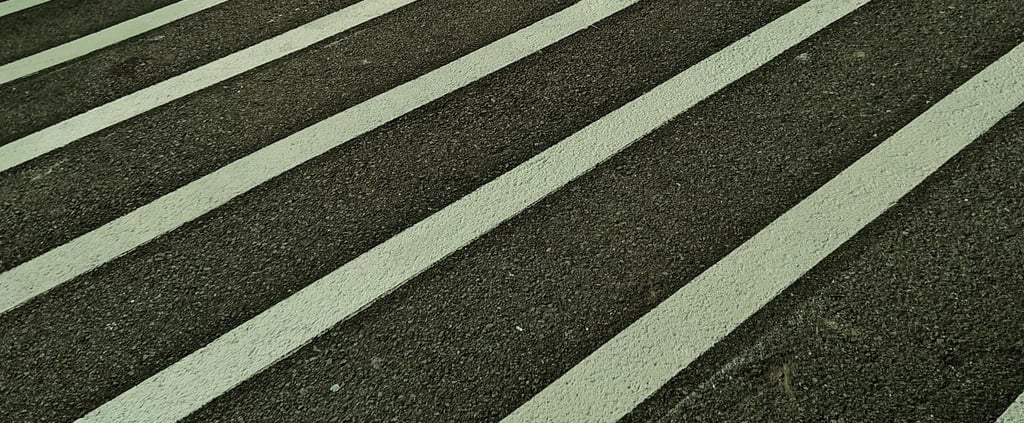 Fairfax county re-striped aisle