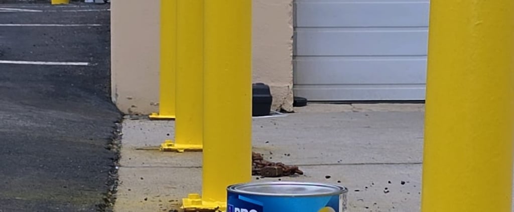 curb painting, fire lane, manasass virginia