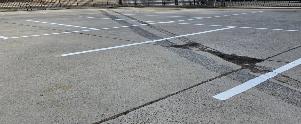 washington dc parking lot striping