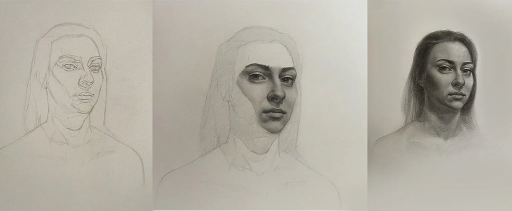 kaip nupiesti zmogaus veida