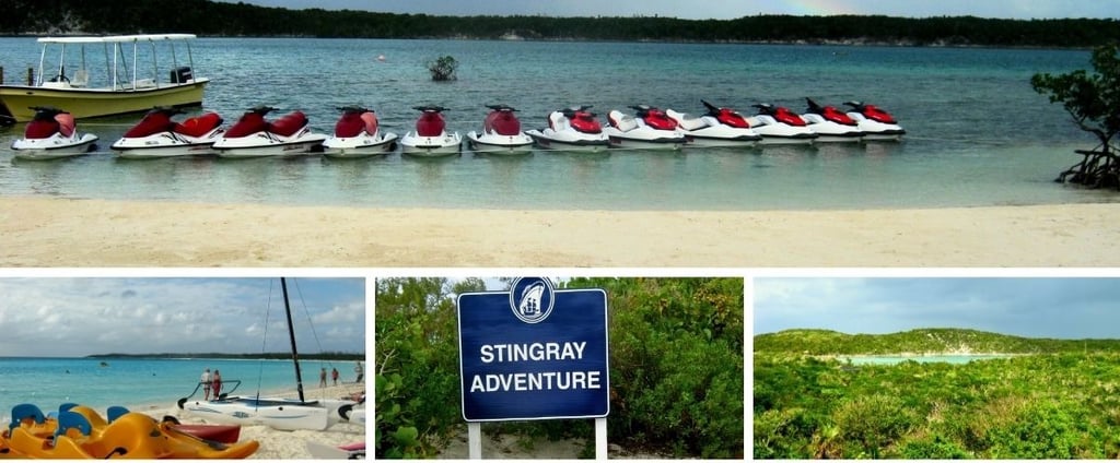 Passeios de jet ski e aventuras aquáticas em Half Moon Cay.