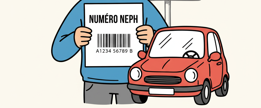 numéro NEPH permis de conduire