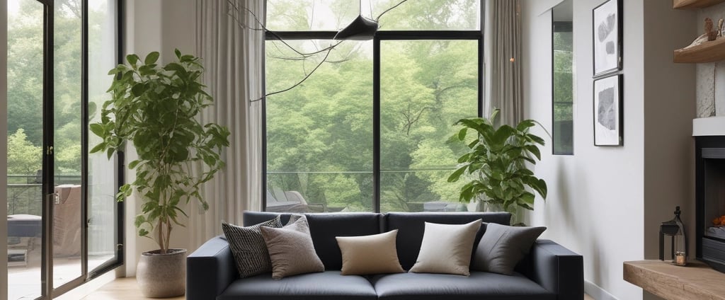 Bright living room with modern inventory